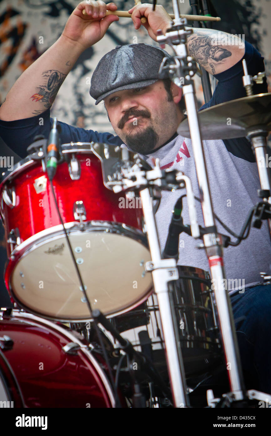 2. September 2012 - tritt The Social Distortion im Bereich Parco Nord, Bologna, Italien Stockfoto