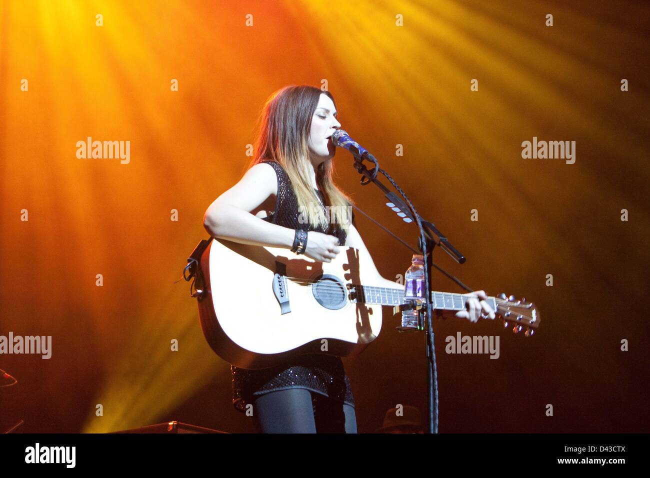 London, UK. 3. März 2013. Amy Macdonald im London Palladium durchführen. Stockfoto