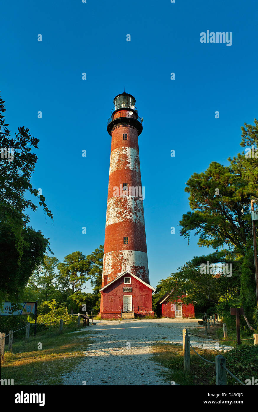 Assateague Leuchtturm, Virginia, USA Stockfoto