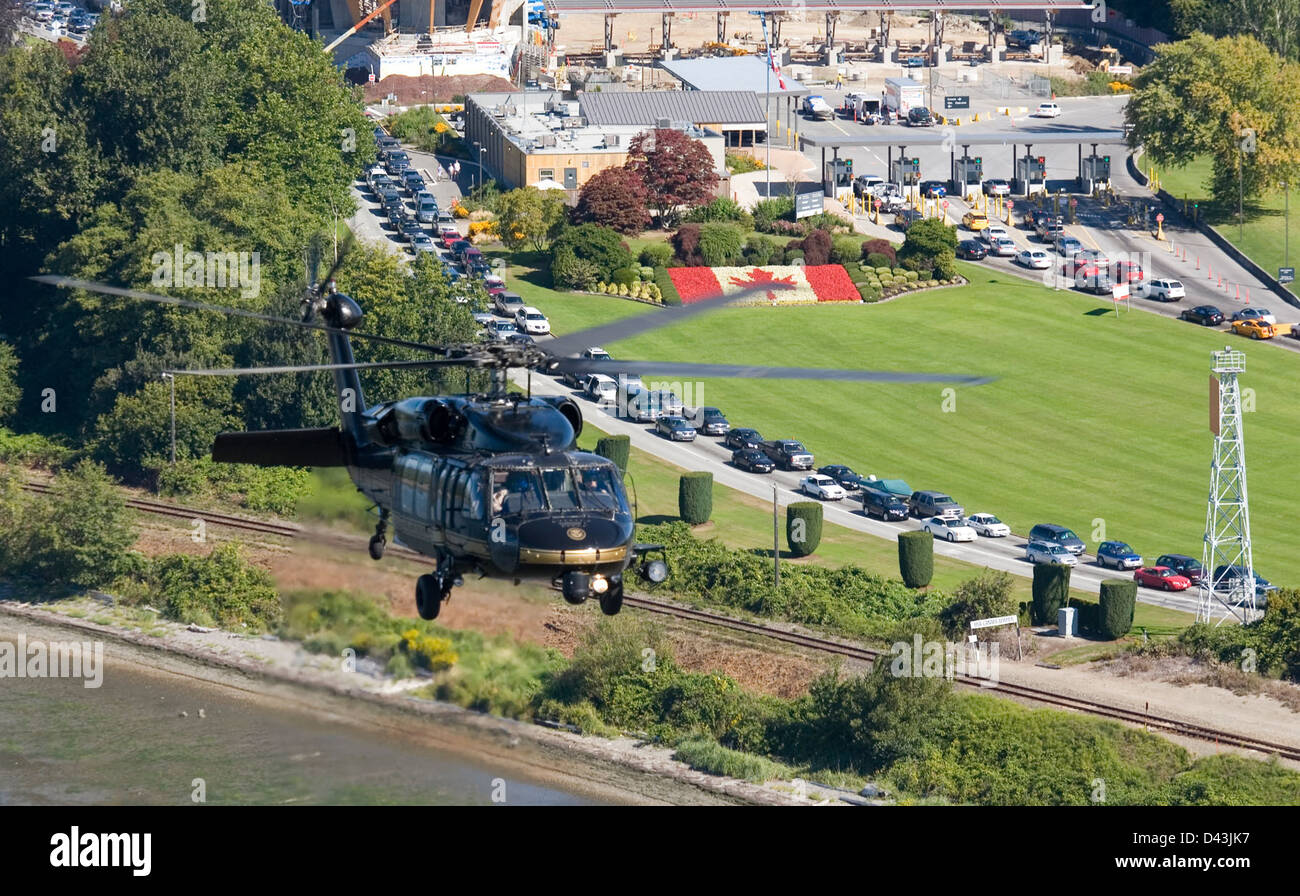 US-Zoll & Border Protection Blackhawk Nordgrenze Stockfoto