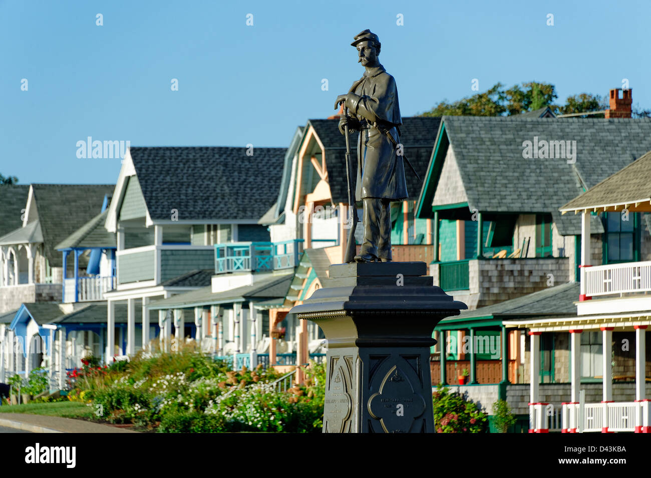 Cival Krieg-Denkmal, Oak Bluffs, Martha's Vineyard, Massachusetts, USA Stockfoto