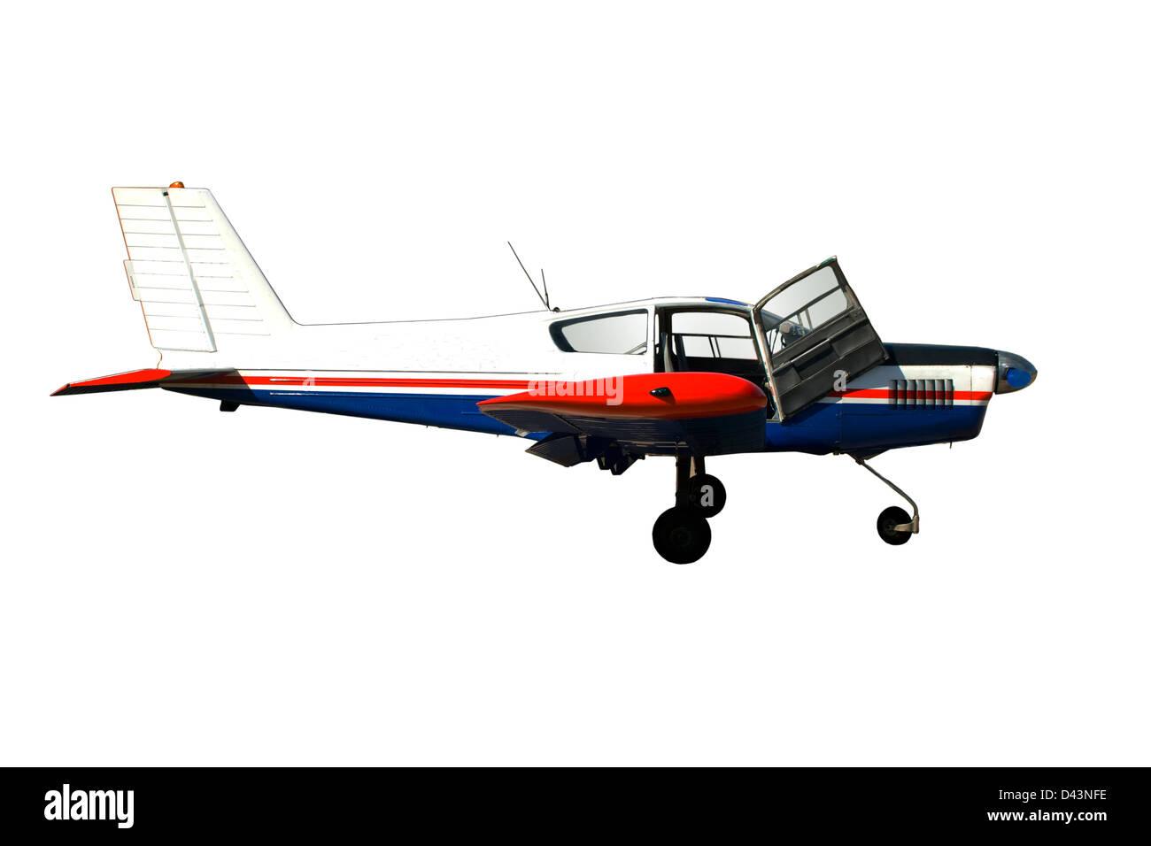 Der kleine Passagier-Flugzeug für kleine Transporte Stockfoto
