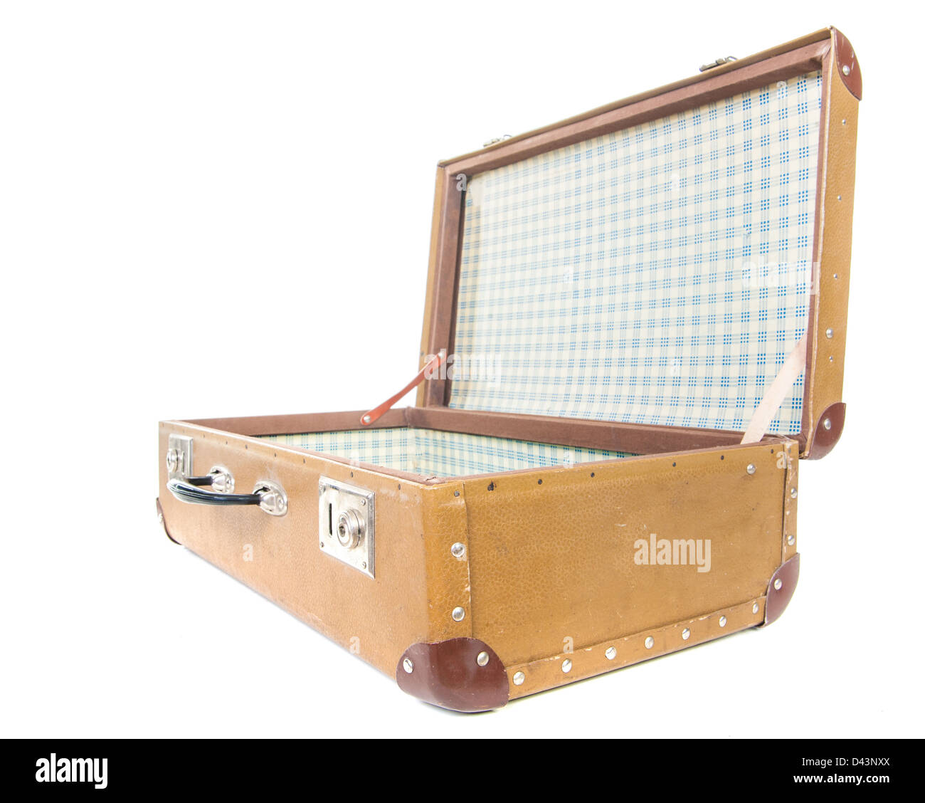 Vintage Koffer. Clipping-Pfad enthalten. Stockfoto