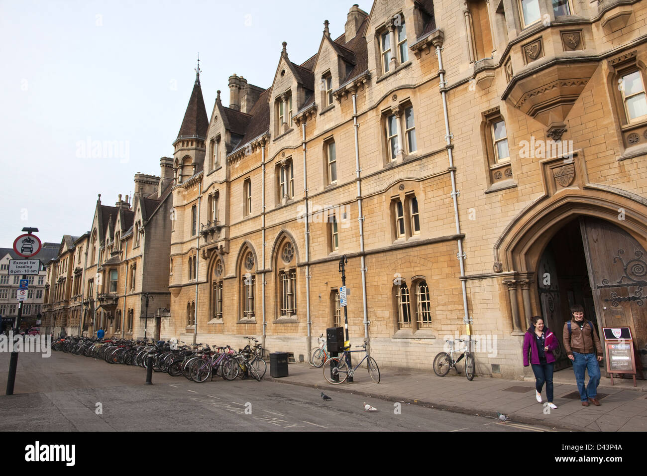 Am Balliol College, Universität Oxford, Oxford, England, Vereinigtes Königreich Stockfoto