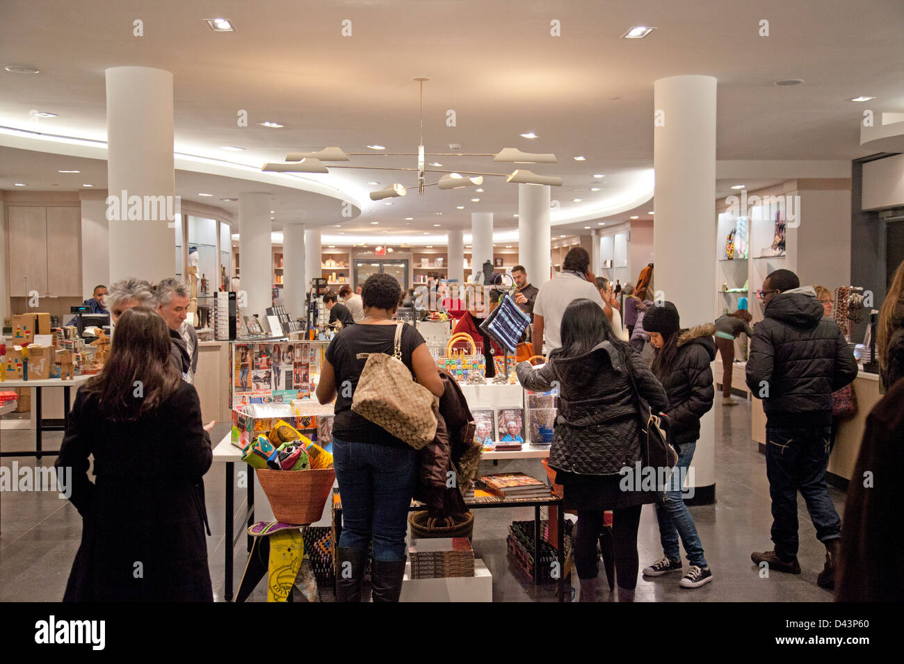 Brooklyn Museum Ziel ersten Samstagabend Stockfoto