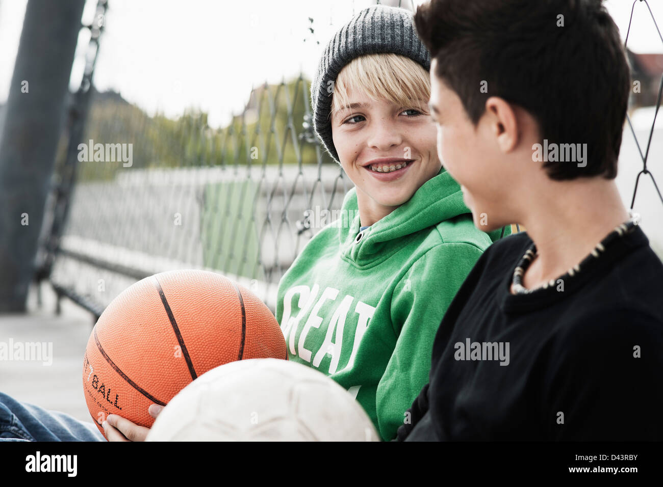 Jungen, Mannheim, Baden-Württemberg, Deutschland Stockfoto