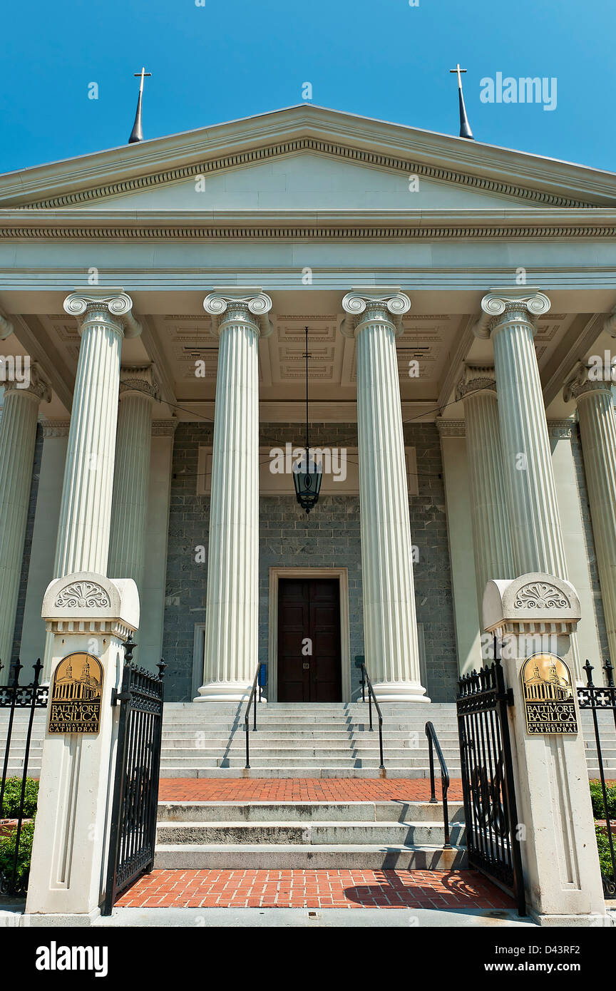 Baltimore Basilika, Amerikas erste Kathedrale, Baltimore, Maryland, USA Stockfoto