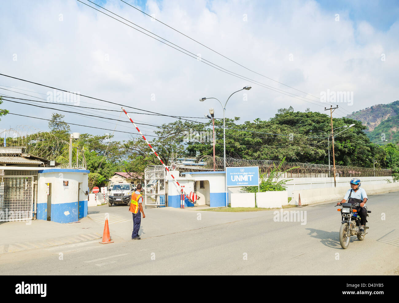 Vereinten Nationen UNMIT Mission Hauptsitz in Osttimor in dili Stockfoto
