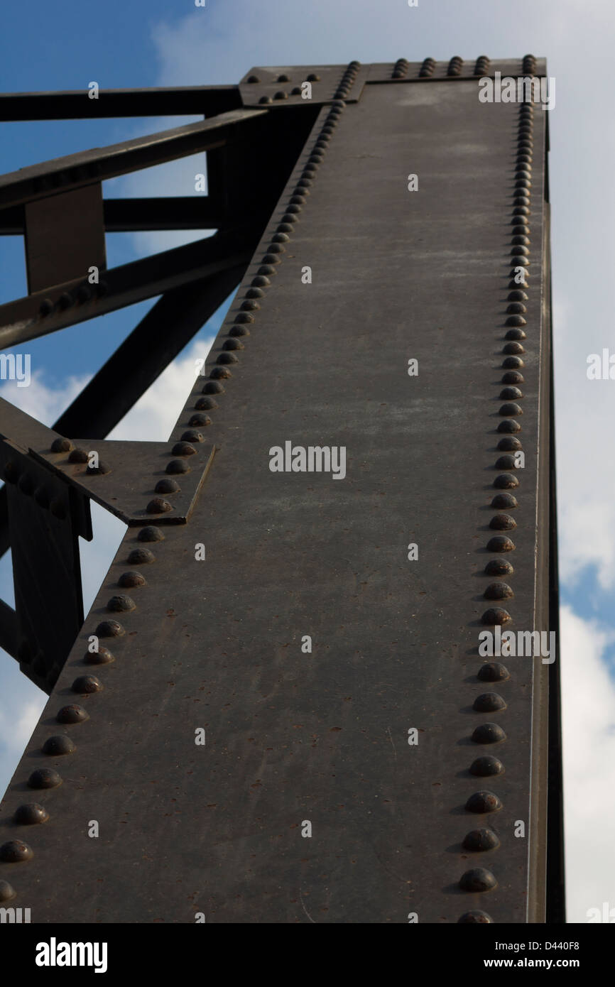 Eisenbahnbrücke in Thailand Stockfoto