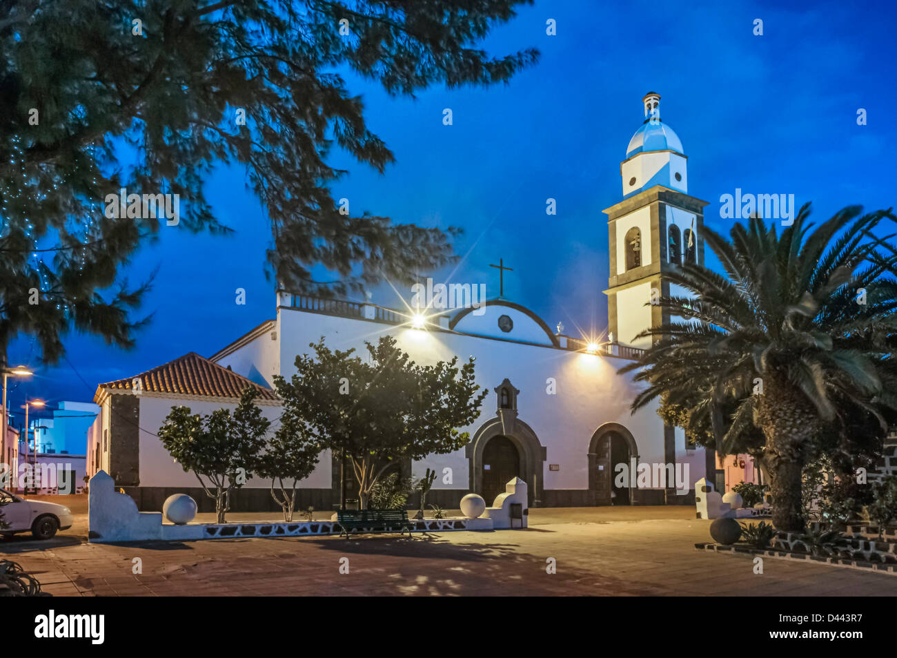 Iglesia de San Ginés, Plaza de Las Palmas, Arrecife, Lanzarote, Kanarische Inseln, Spanien Stockfoto