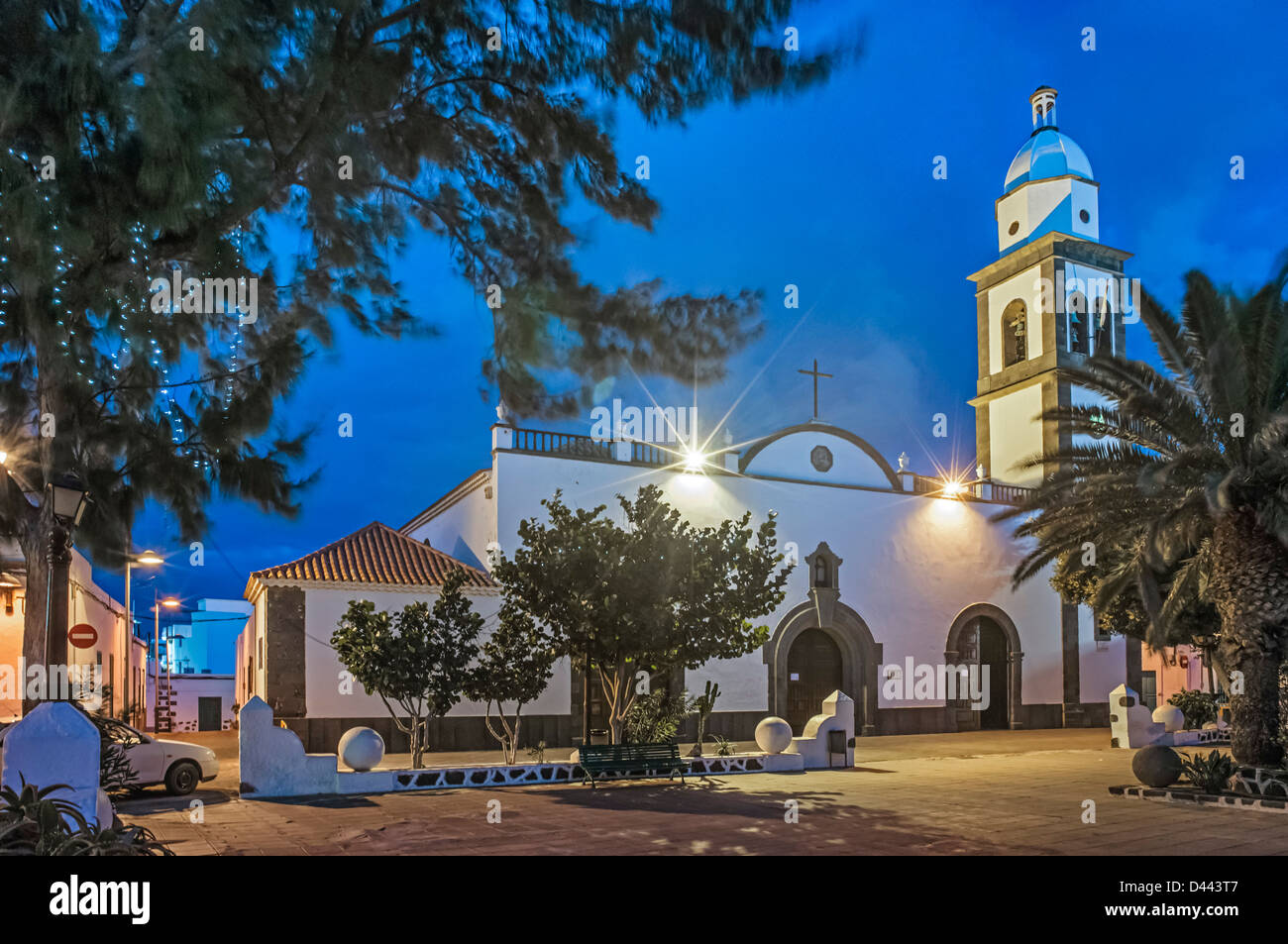 Iglesia de San Ginés, Plaza de Las Palmas, Arrecife, Lanzarote, Kanarische Inseln, Spanien Stockfoto