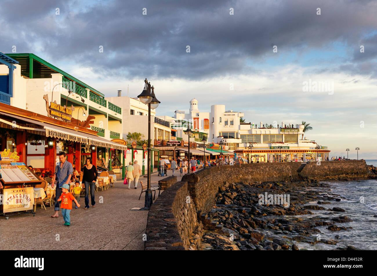 Playa Blanca Lanzarote, Kanarische Inseln, Spanien Stockfoto