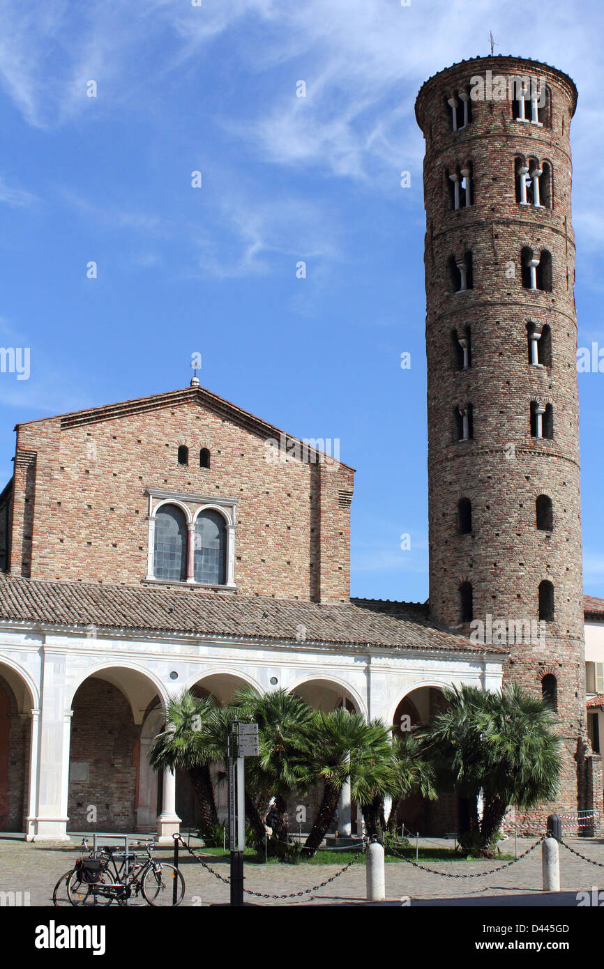 Basilika von Apollinare Nuovo, Ravenna, Italien Stockfoto