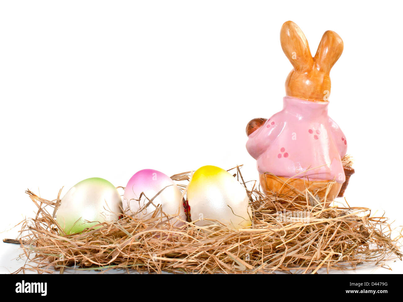 Brown, Sammlung, Farbbild, bunt, Deco, traditionelle Kultur, Horizontal, Hase, Frühling, Saison, Feld, Grossgärtnerei Stockfoto