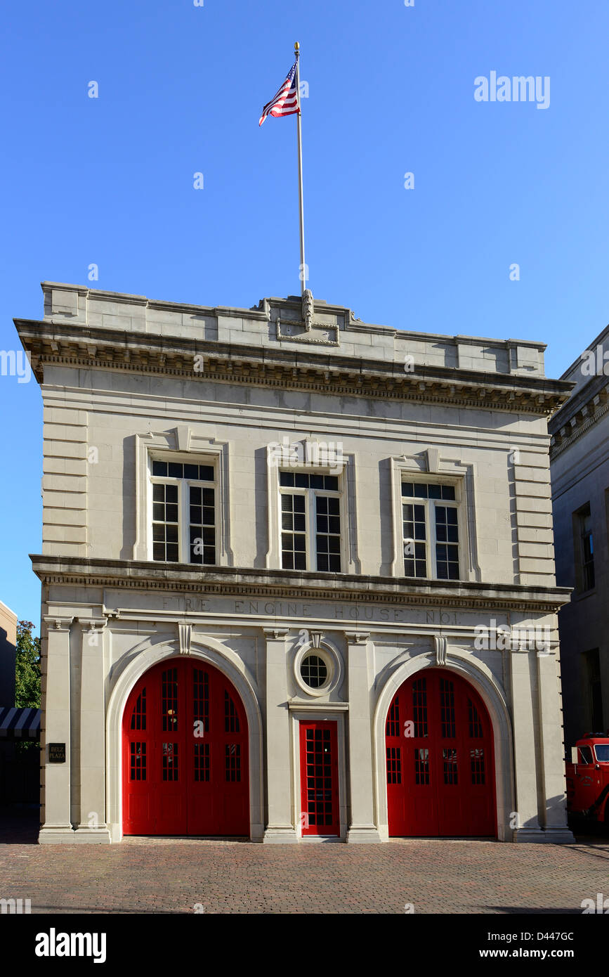 Feuerwehrmuseum Memphis Tennessee TN Stockfoto