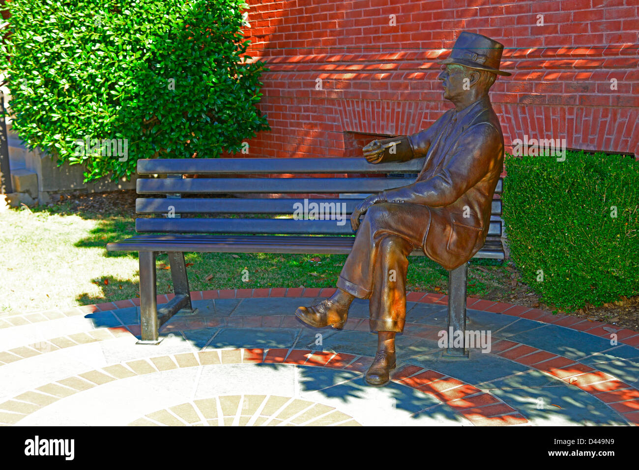 William Faulkner Statue Oxford Mississippi MS USA Stockfoto
