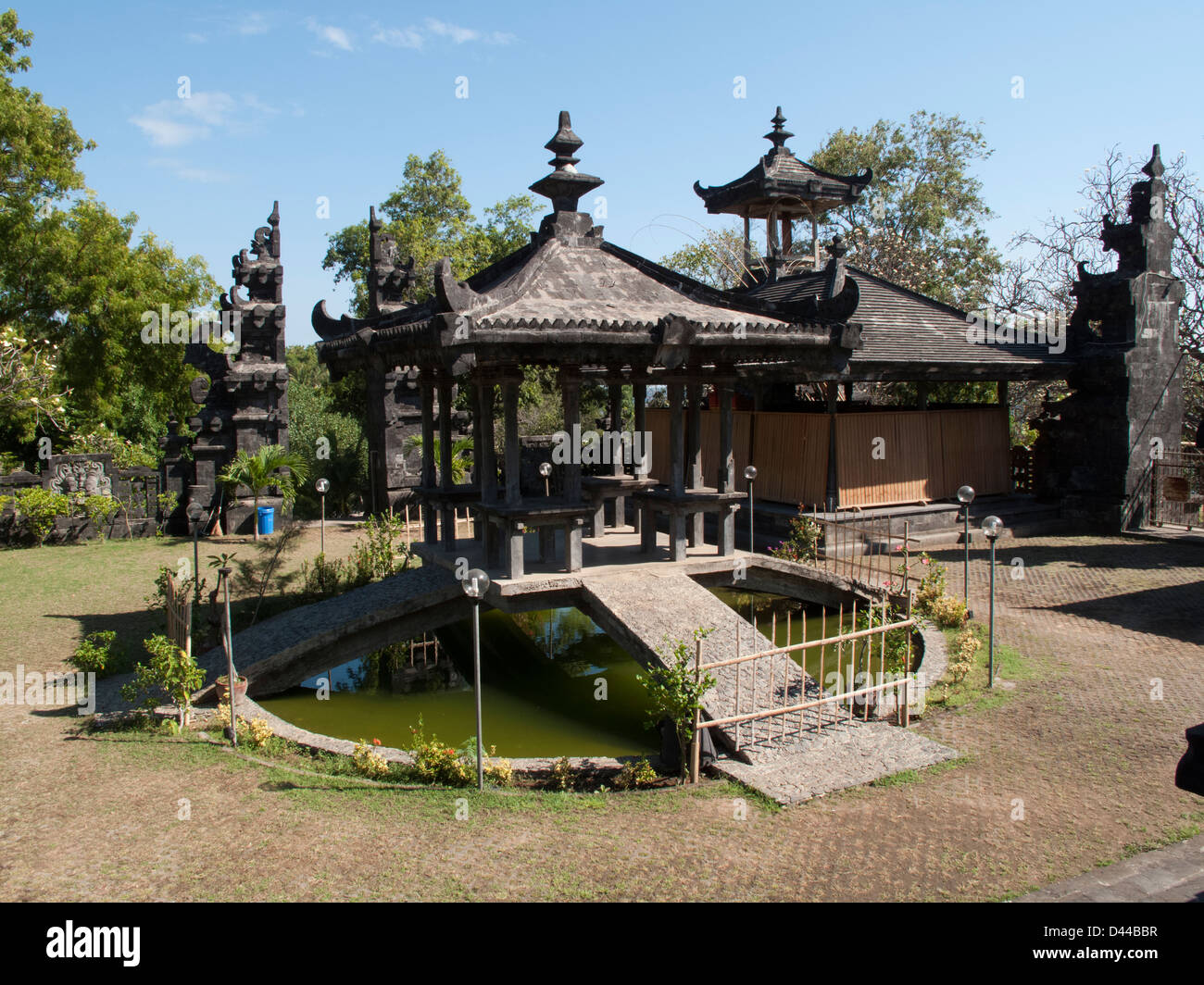 Pura Ponjok Batu, ein Hindu-Tempel in Bali, Indonesien. Stockfoto