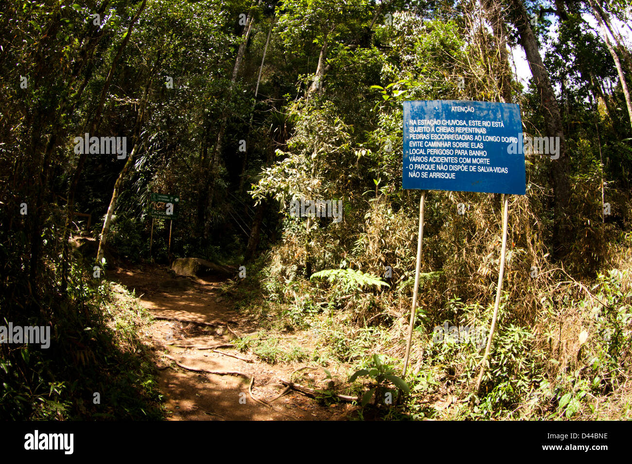 Zeigen Sie im Itatiaia-Nationalpark (Parque Nacional Do Itatiaia) in Brasilien an. Der erste Nationalpark in Brasilien. Stockfoto