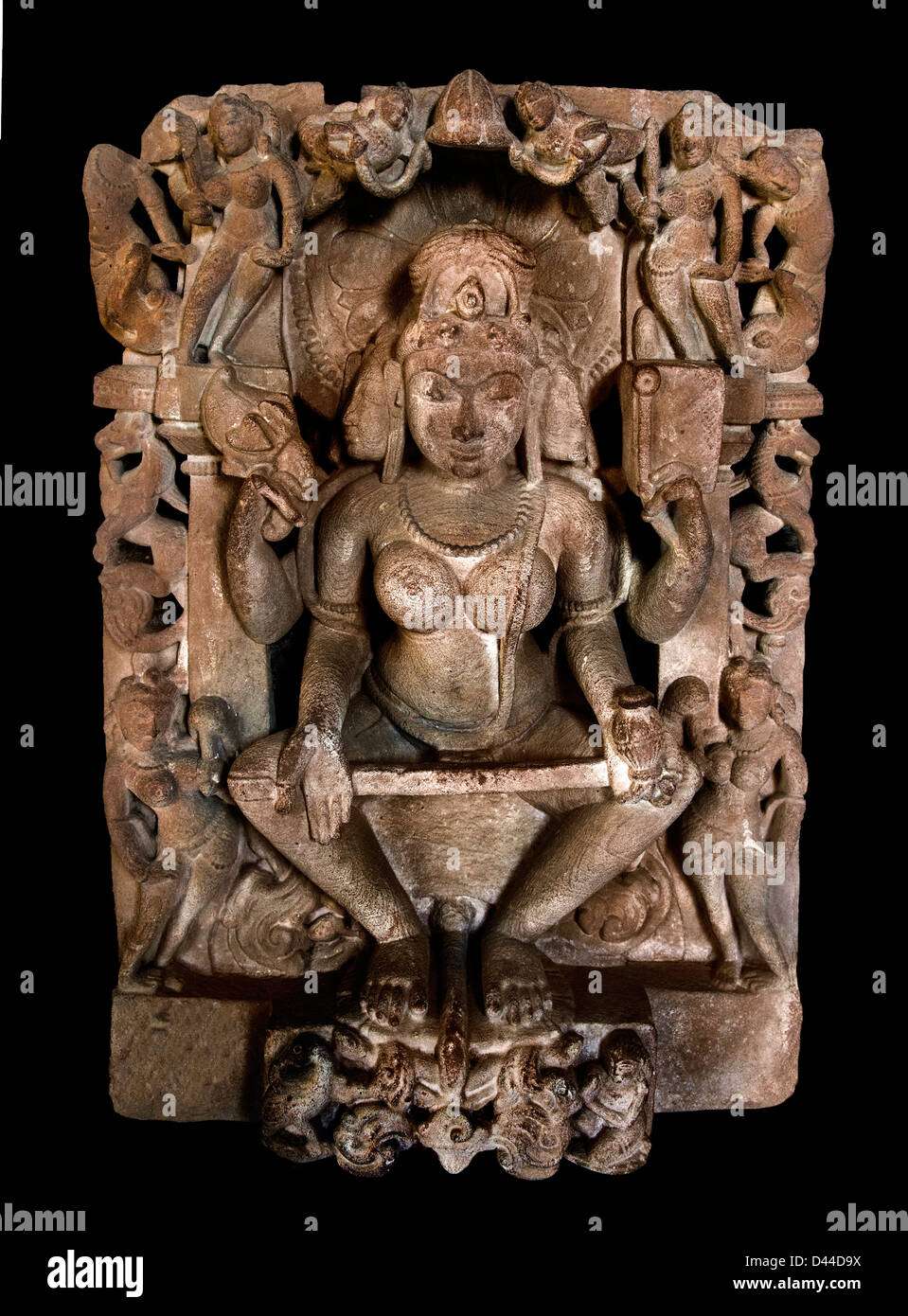 Brahmani 12:00 Madhya Pradesh Indien Hindu Stockfoto