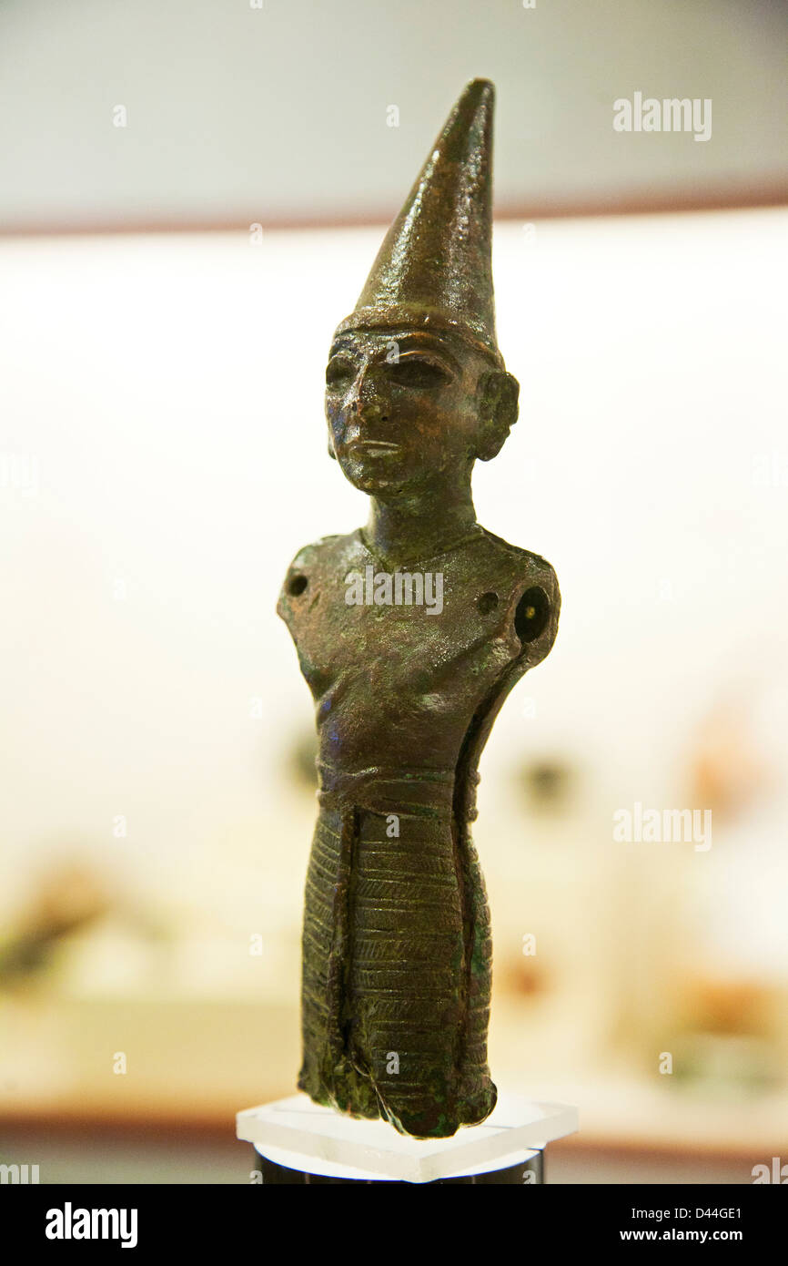 Teshup, Gott des Sturms in der Hittite Zivilisation, Museum von Amasya, Amasya, Anatolien, Türkei, Asien Stockfoto