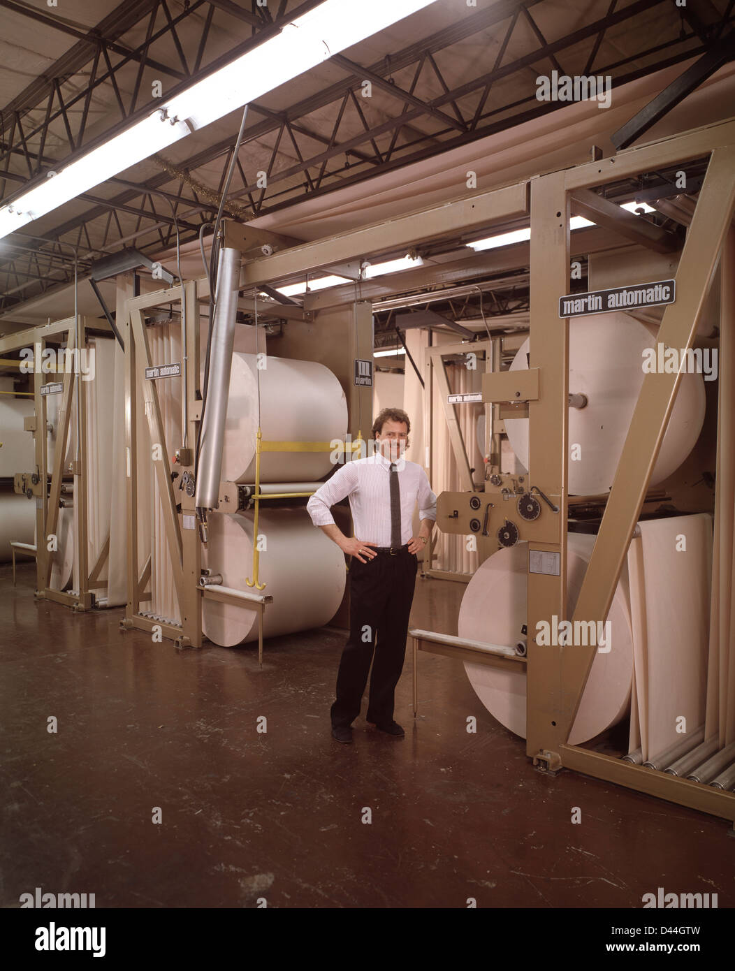 Modernen digitalen betrieben Druckmaschinen. Stockfoto