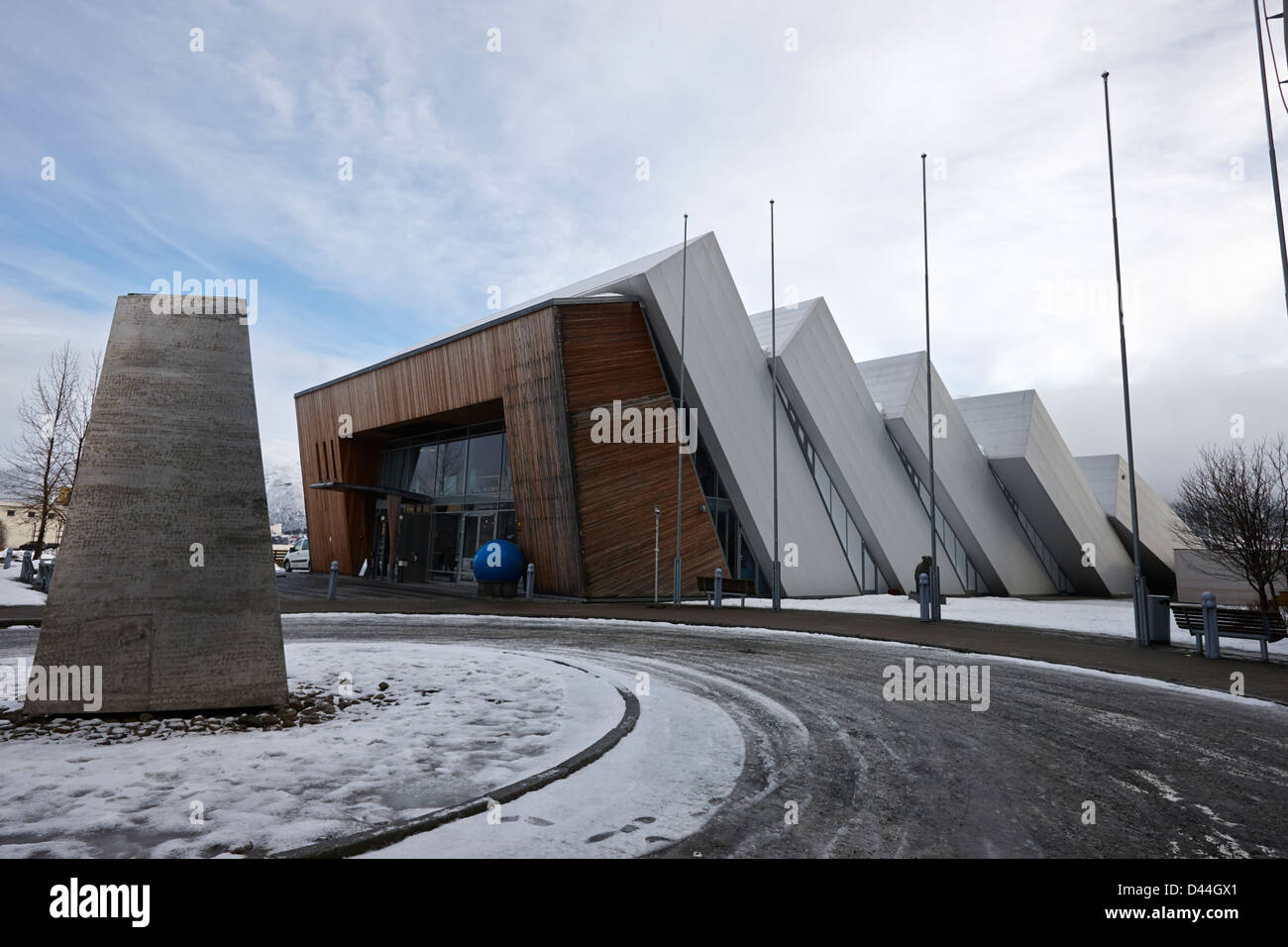 Polaria arctic Experience Center Tromso Troms-Norwegen-Europa Stockfoto