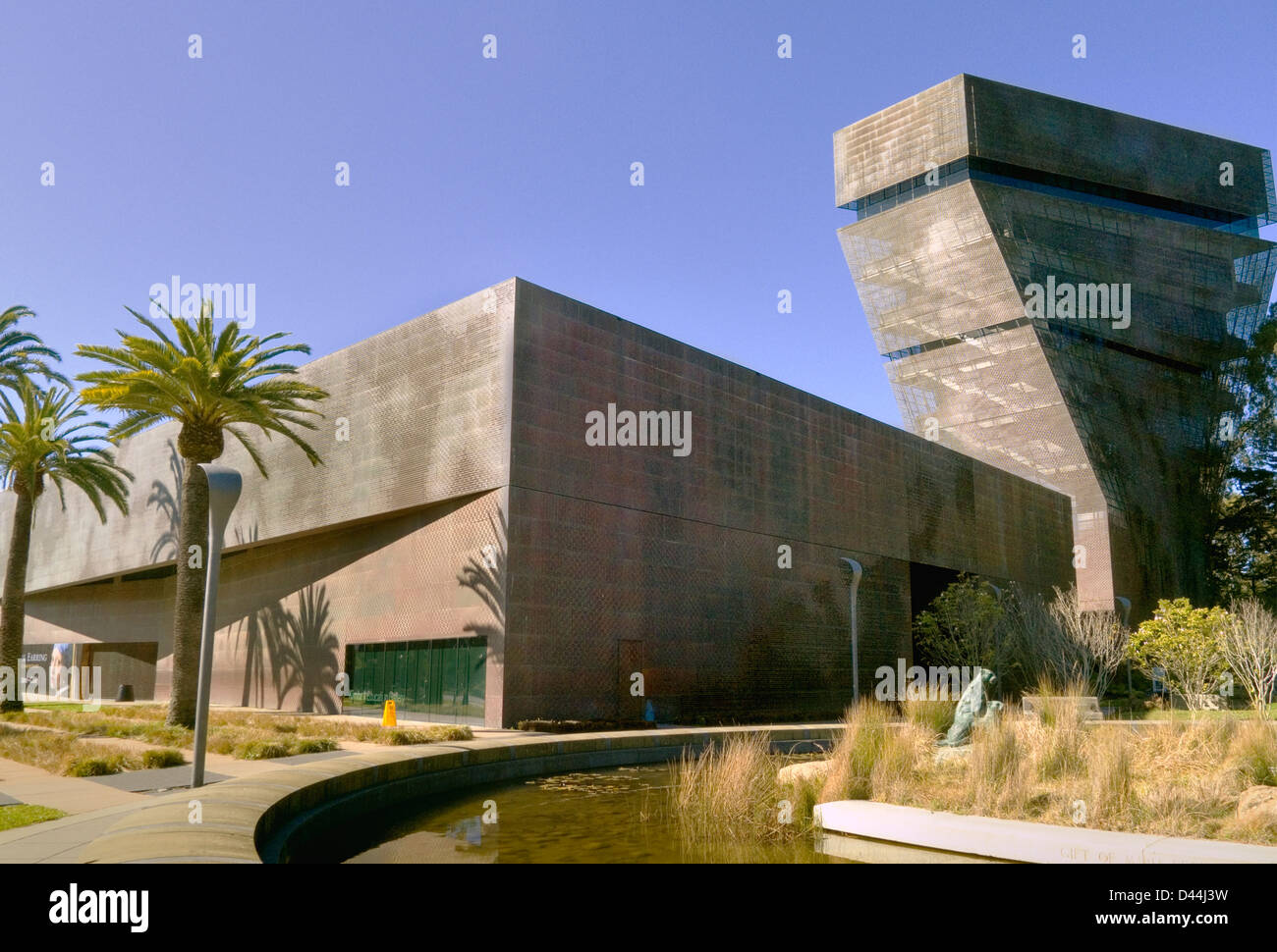 De Young Memorial Art Museum Golden Gate Park San Francisco Stockfoto