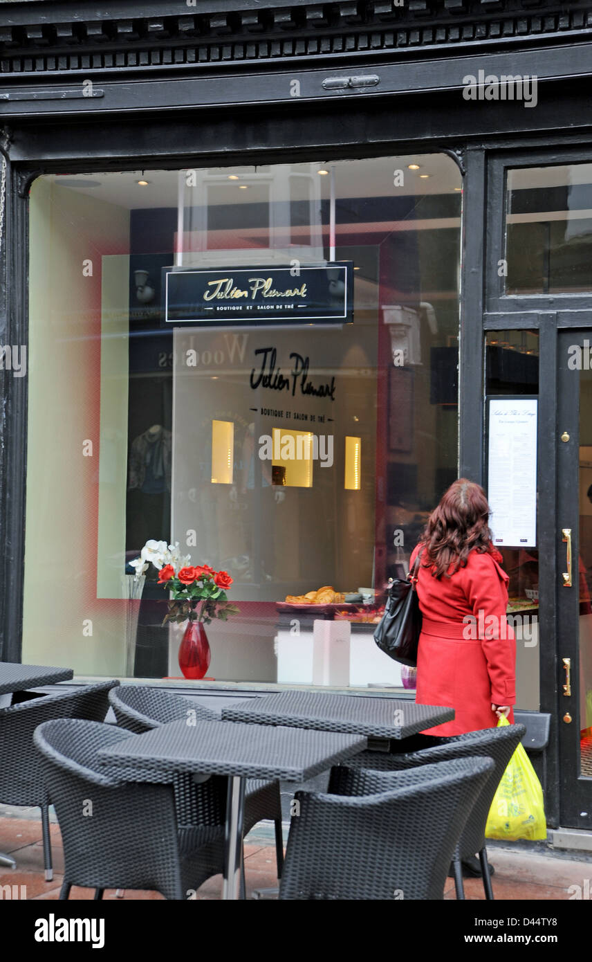 Julien Plumart Boutique Salon du in Dukes Street Brighton UK Stockfoto
