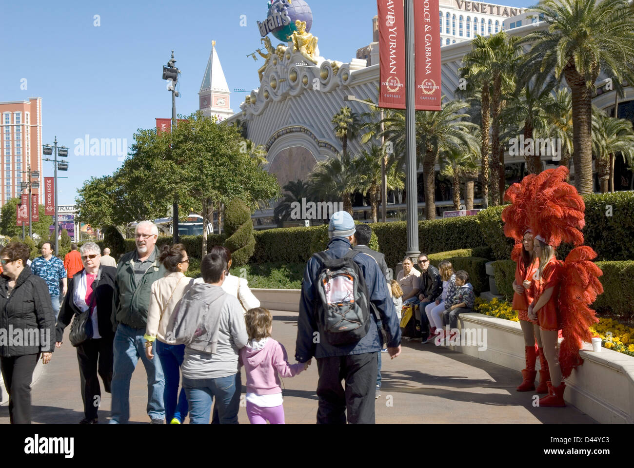 Las Vegas Strip Nevada USA. Stockfoto