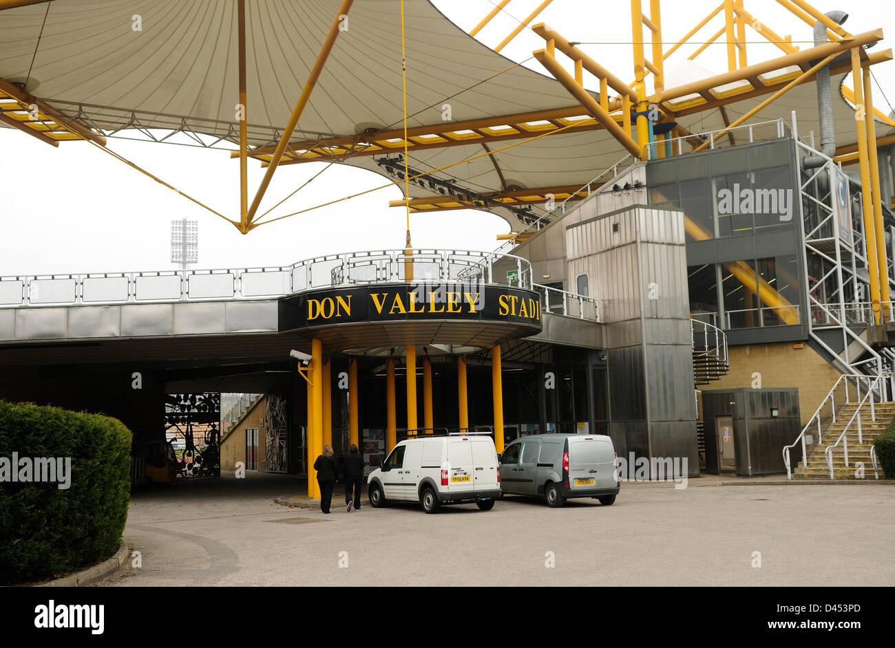 Sheffield, UK. 5. März 2013. Sheffield Rat schließen Don Valley Stadium im Rahmen von Haushaltskürzungen £50m. Sie planen, Woodbourn Road-Stadion zu einem Preis von £150.000 Sanierung und £70.000 pro Jahr laufenden Kosten wieder zu öffnen.  Bildnachweis: Ian Francis / Alamy Live News Stockfoto