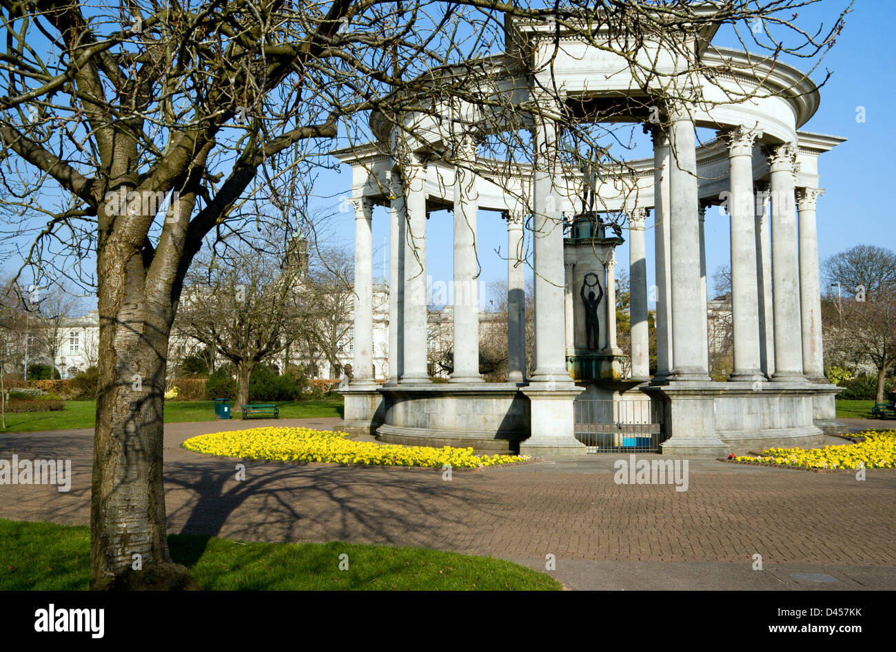 Wales National War Memorial, Alexandra Gardens, Cathays Park, Cardiff, Wales, UK. Stockfoto