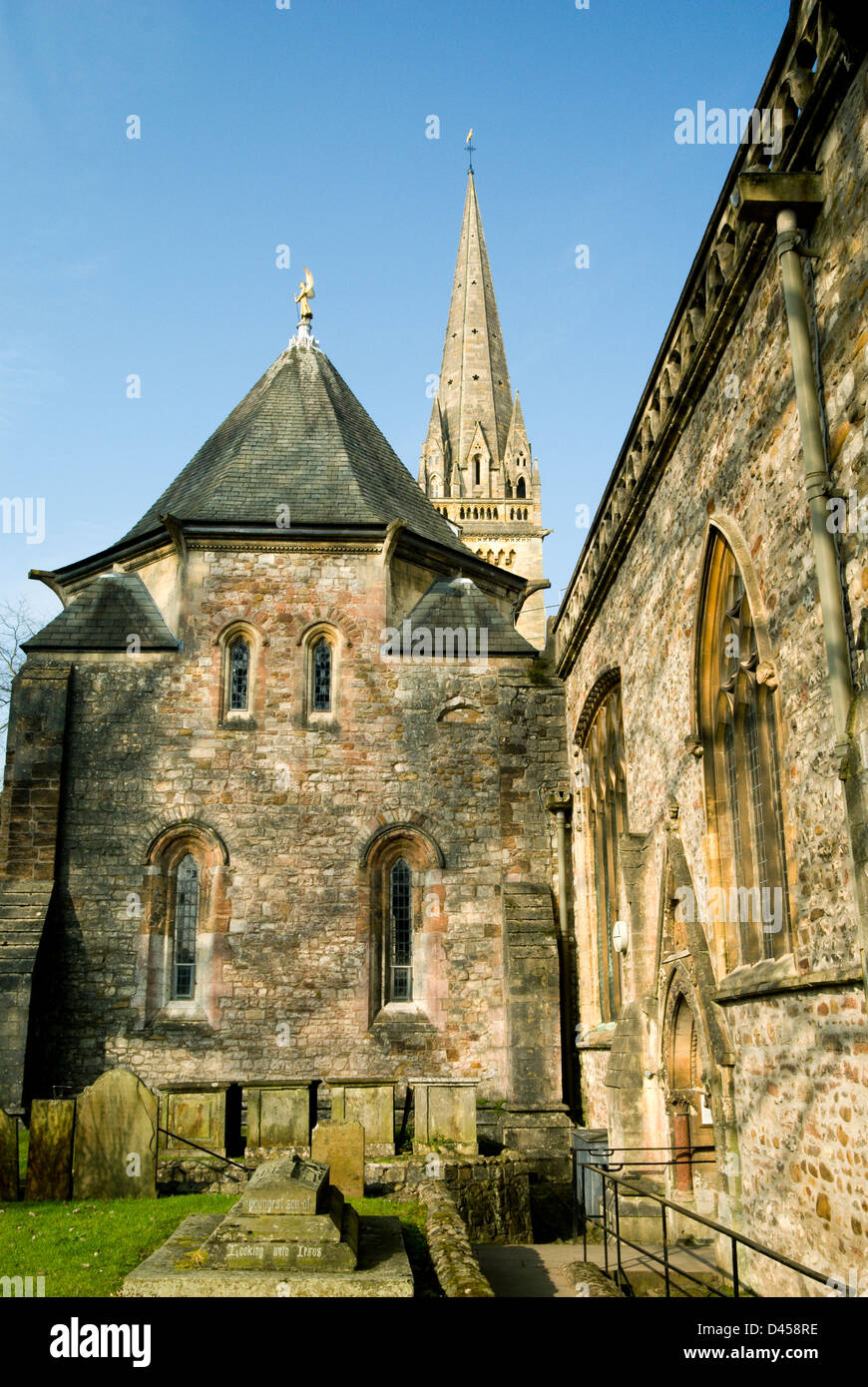 Llandaff Kathedrale Cardiff south wales uk Stockfoto