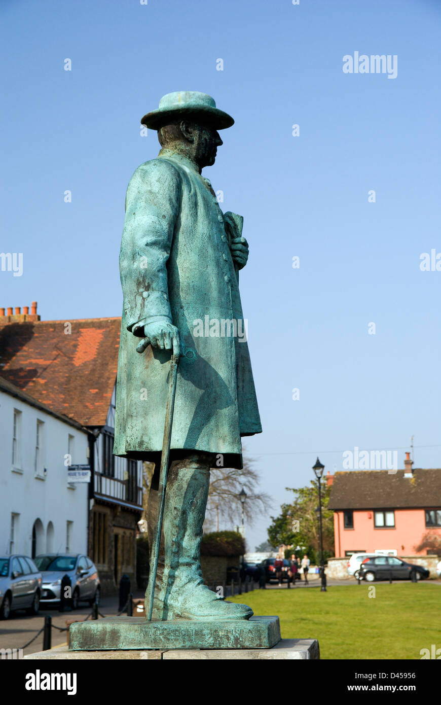 Statue von James Reis Buckley von William Goscombe John Llandaff Cardiff wales Stockfoto