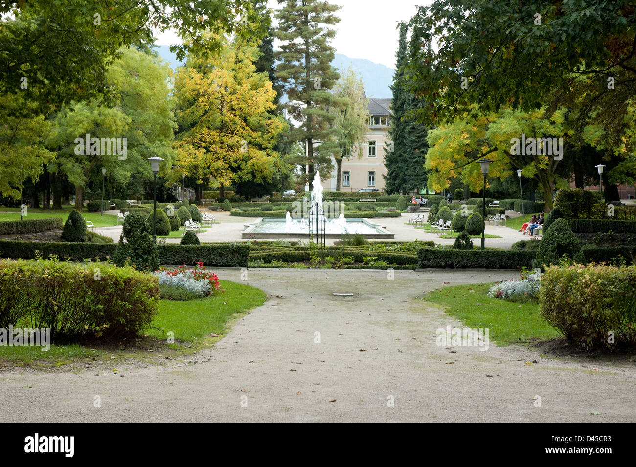 Einen schönen Garten in Villach, Österreich Stockfoto