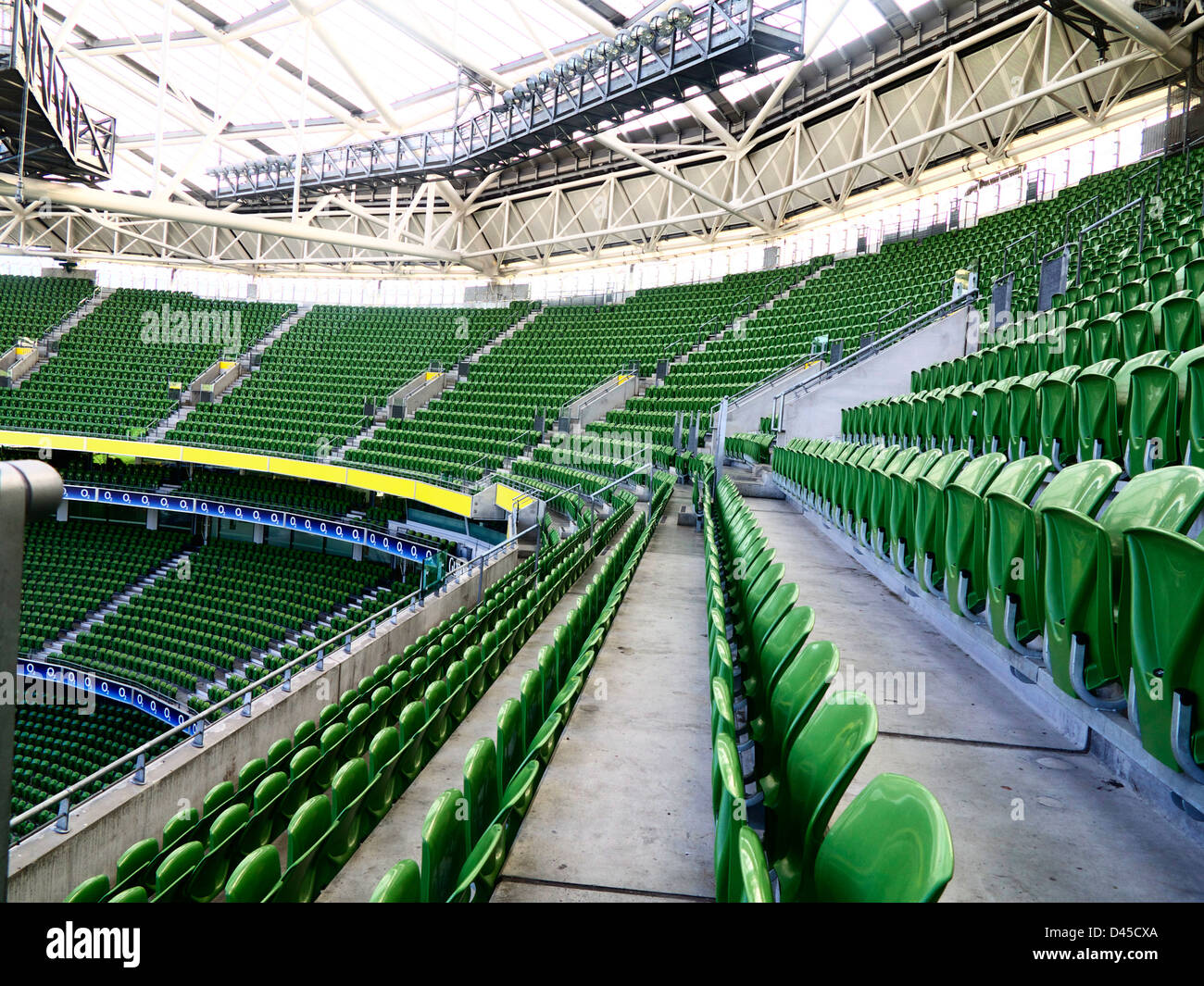 Das Aviva Stadion, Lansdowne Road, Dublin, Irland. Heimat der irischen Fußball und der FAI und irischer Rugby und die IRFU. Stockfoto