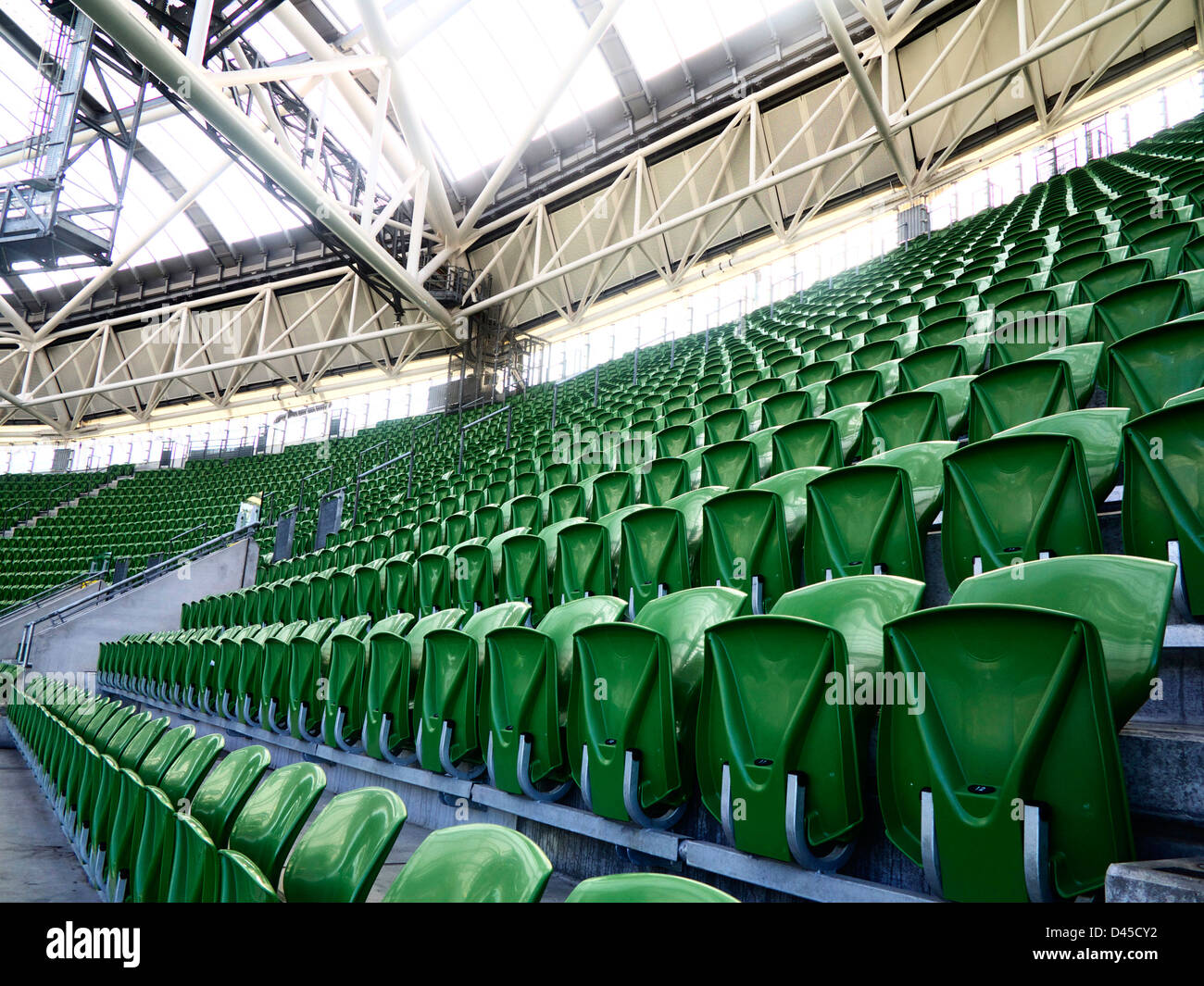 Das Aviva Stadion, Lansdowne Road, Dublin, Irland. Heimat der irischen Fußball und der FAI und irischer Rugby und die IRFU. Stockfoto