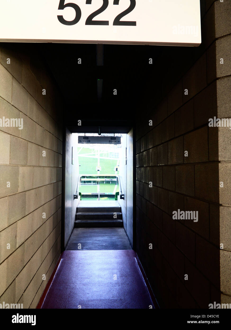 Das Aviva Stadion, Lansdowne Road, Dublin, Irland. Heimat der irischen Fußball und der FAI und irischer Rugby und die IRFU. Stockfoto