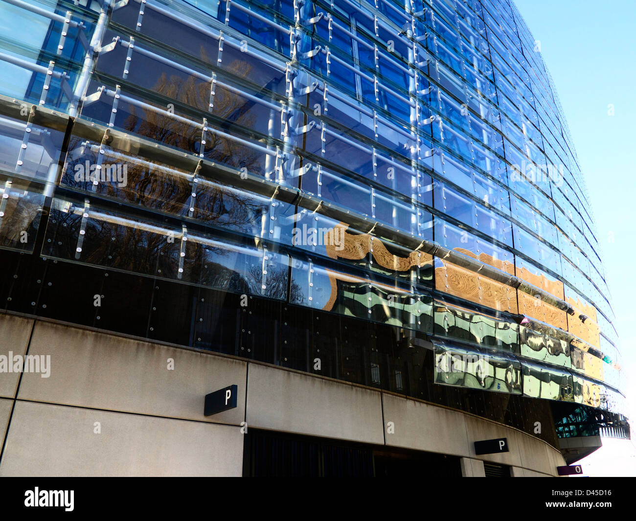Das Aviva Stadion, Lansdowne Road, Dublin, Irland. Heimat der irischen Fußball und der FAI und irischer Rugby und die IRFU. Stockfoto