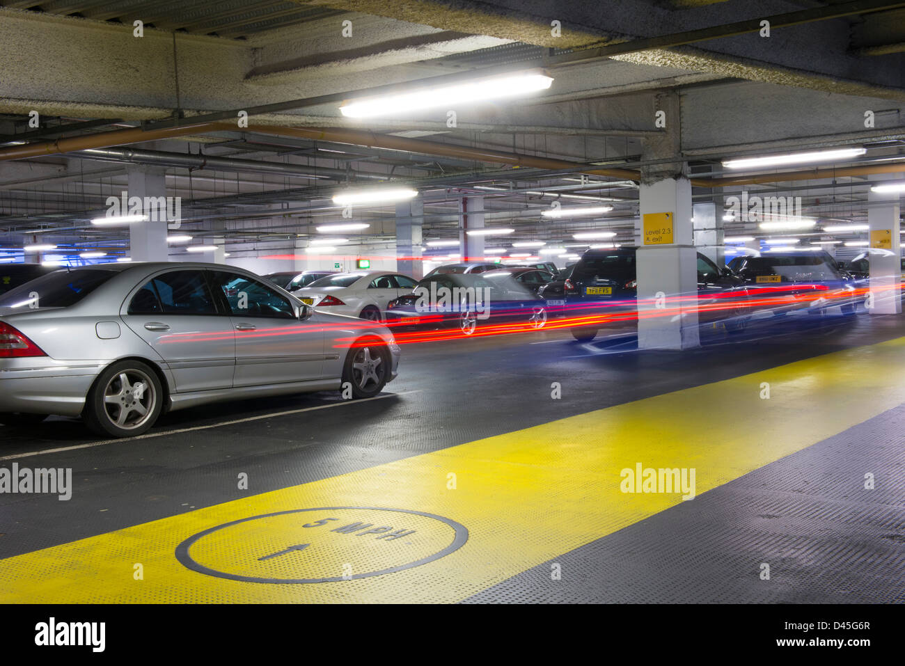 Parkplatz an der Mailbox, Birmingham Stockfoto