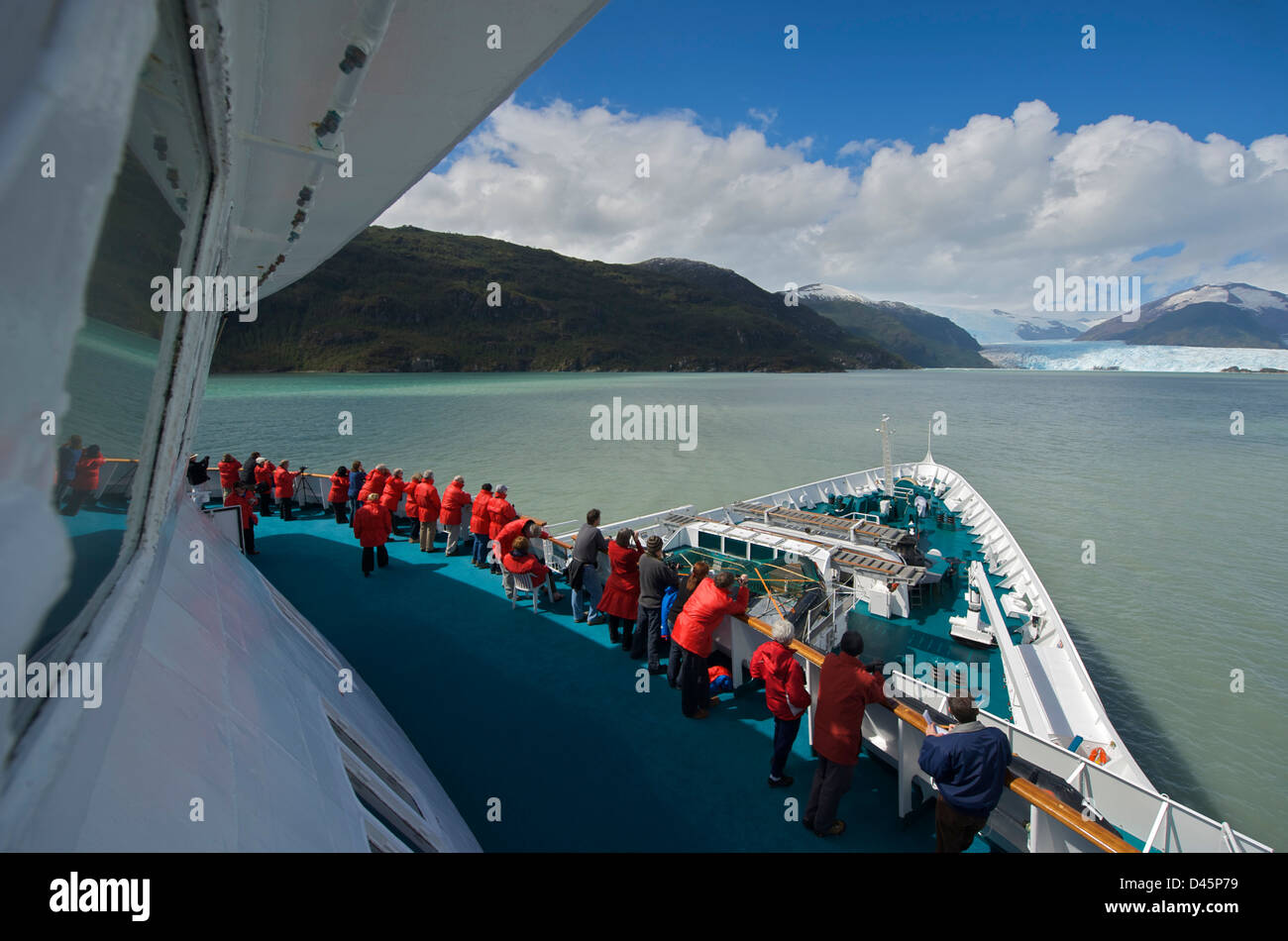 Chilenische Furten in Patagonien Stockfoto