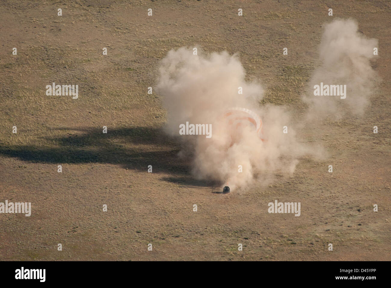 Expedition 27 Landung (201105240016HQ) Stockfoto