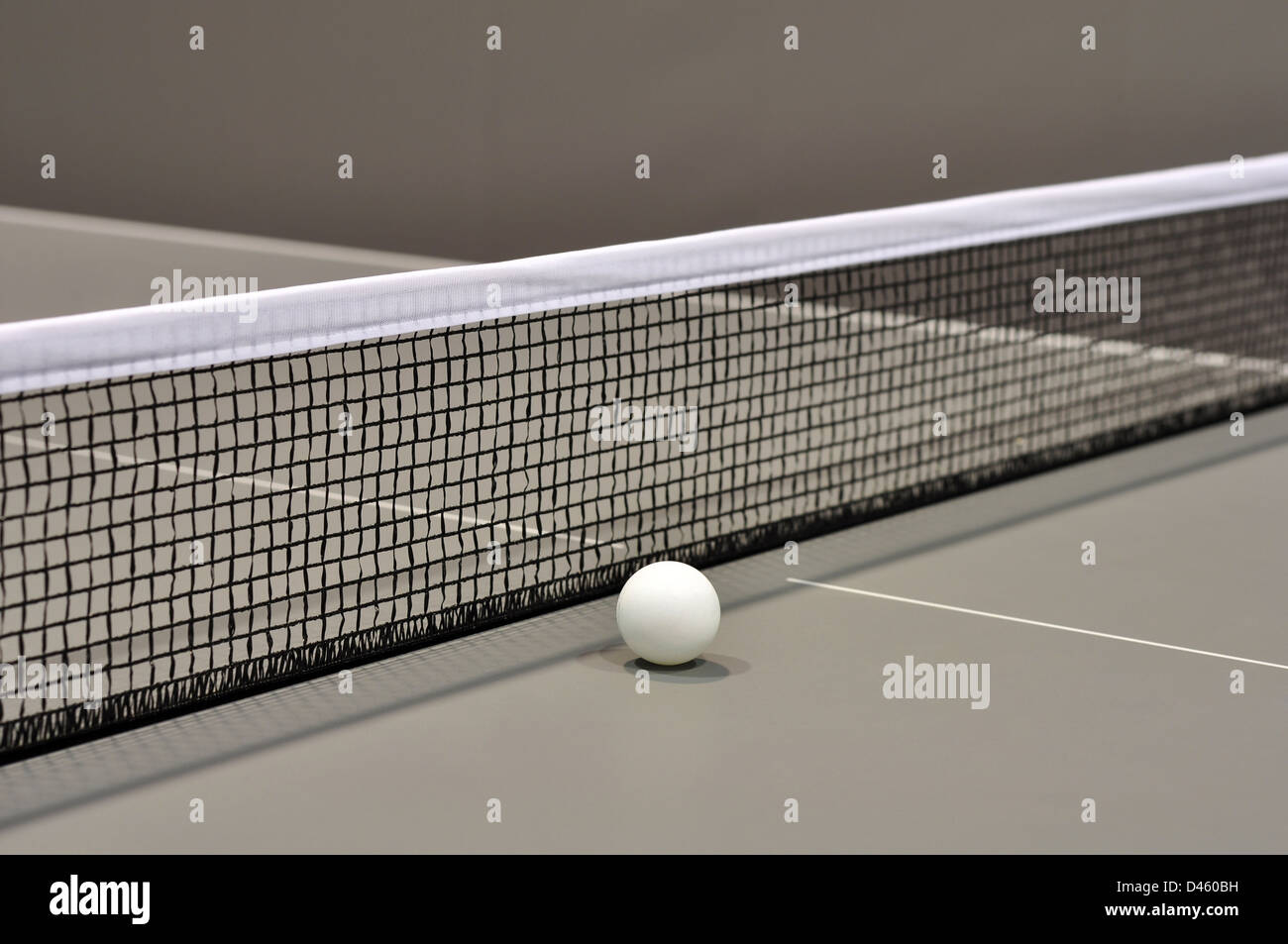 Tischtennis-Stillleben mit selektiven Fokus closeup Stockfoto