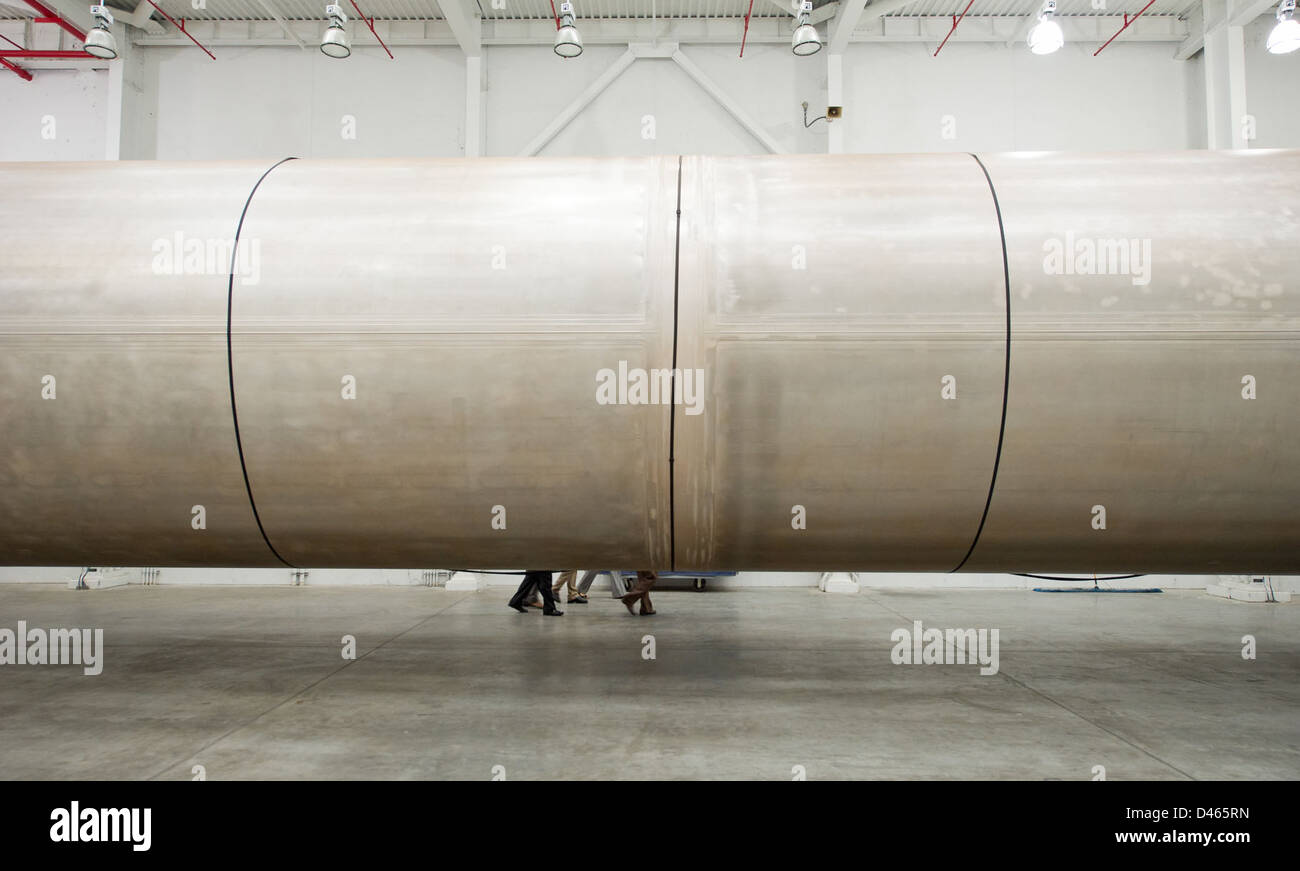 Mars Science Laboratory - Atlas V erste Stufe Booster (201109070002HQ) Stockfoto