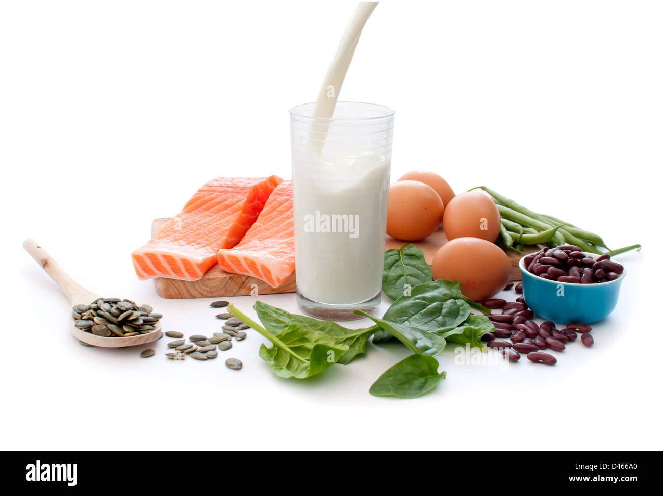 Gesunde Protein-Diät Stockfoto