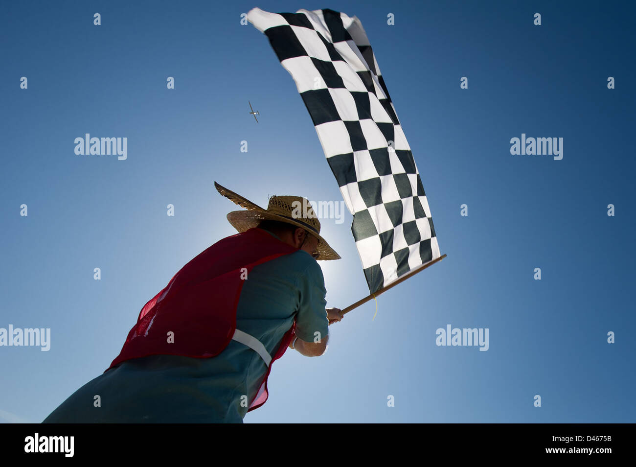 Die Green Flight Challenge, die am Charles M. Schulz Sonoma County Airport in Santa Rosa, Kalifornien stattfindet, fördert umweltfreundliche Flugzeugtechnologie und stellt innovative Lösungen für den umweltfreundlichen Flug vor. Stockfoto