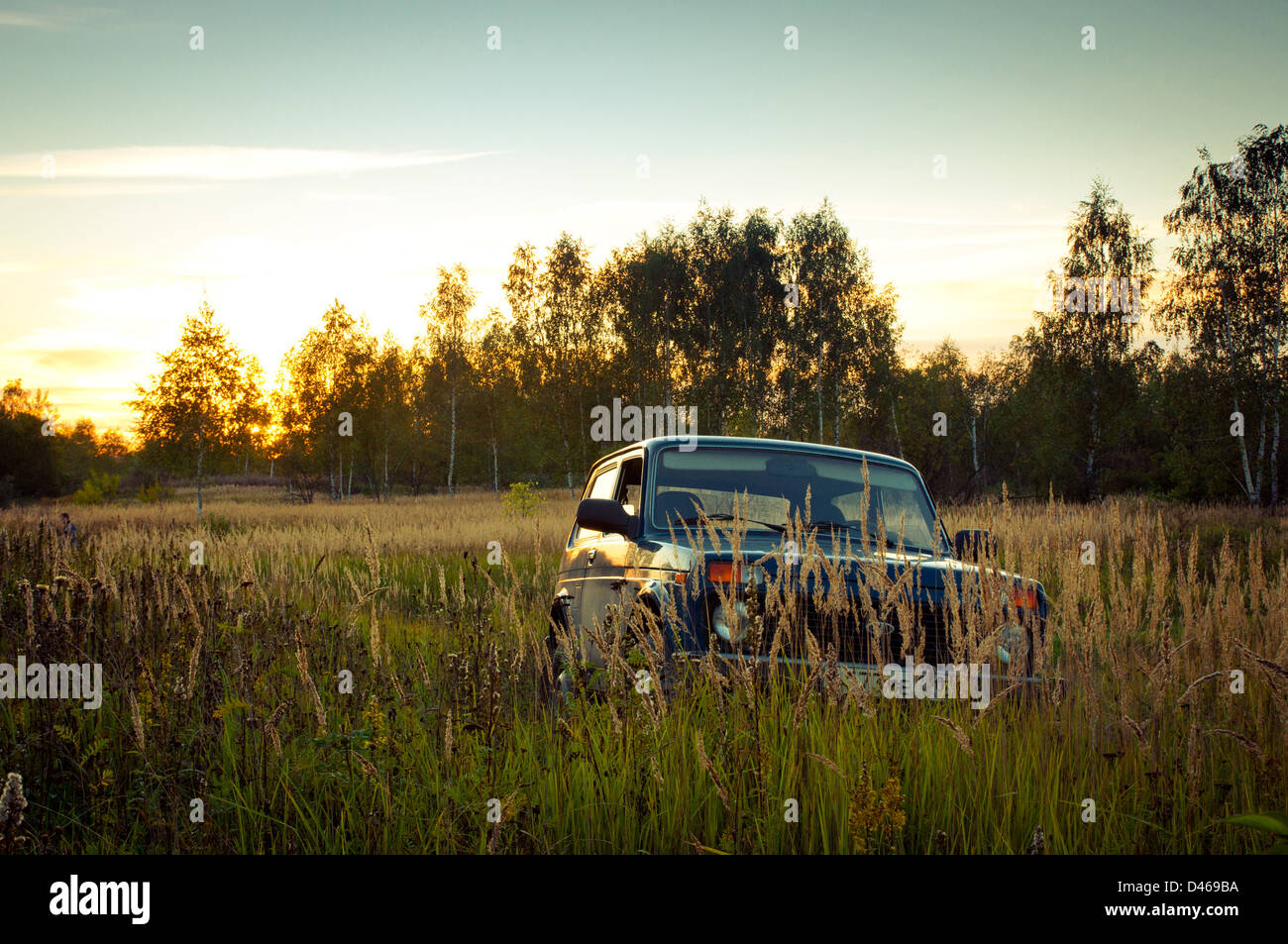 Lada Niva 4 x 4 Offroad (Vaz 2121) (Vaz-21213) (Vaz-21214) Stockfoto
