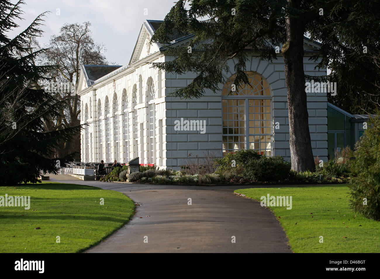 Die Orangerie in den Royal Botanic Gardens, Kew, Richmond, Surrey, UK Stockfoto