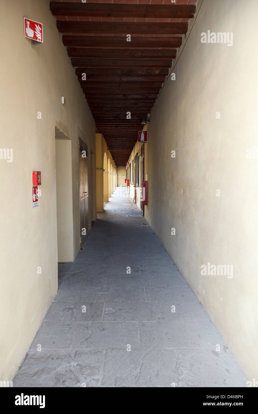 Notausgang bei Florenz Bike festival Stockfoto