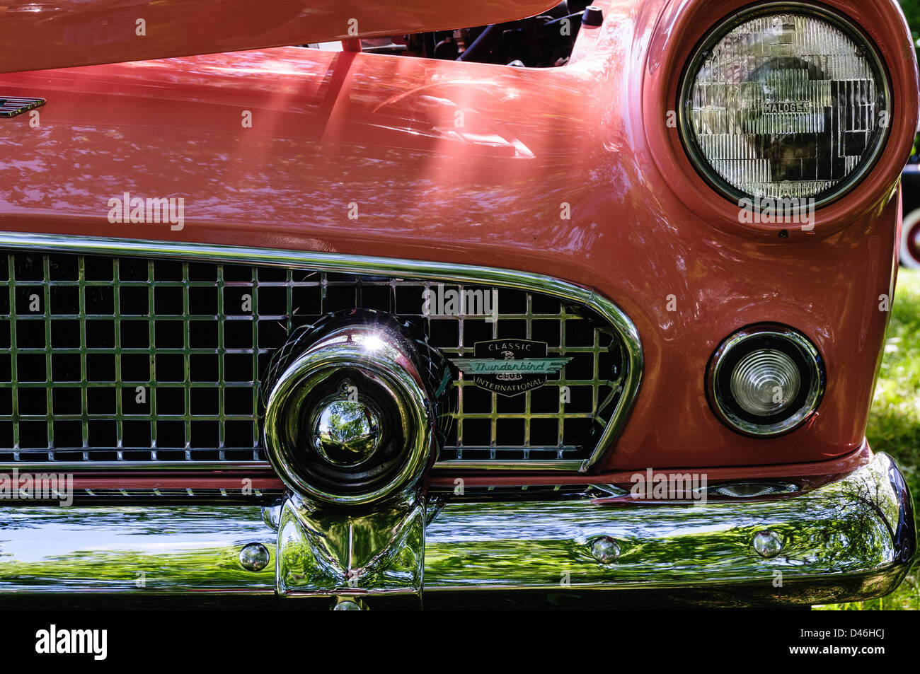 1956 Ford Thunderbird, Oldtimer Show, Sully historische Stätte, Chantilly, Virginia Stockfoto