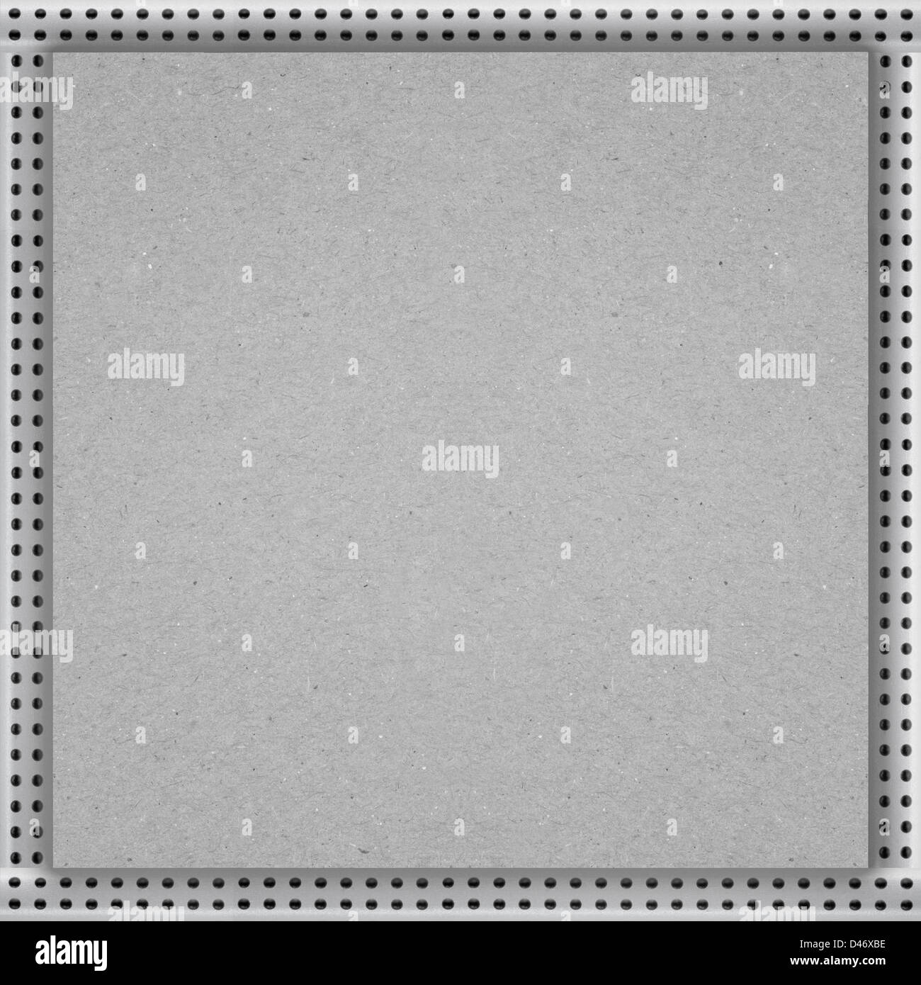 grauen Karton Textur mit Rahmen oder abstrakt Papierhintergrund Stockfoto